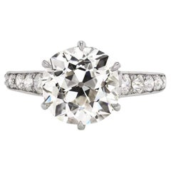 Anello Tiffany & Co. con diamante taglio old mine da 3,54 carati