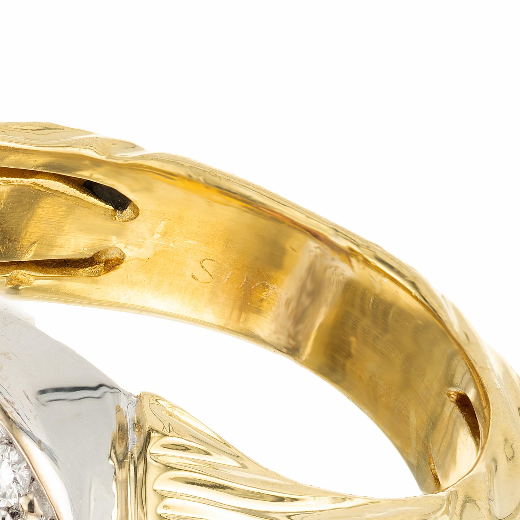 3.54 Carat Oval Faceted Pink Tourmaline Diamond Halo Gold Cocktail Ring For Sale 1