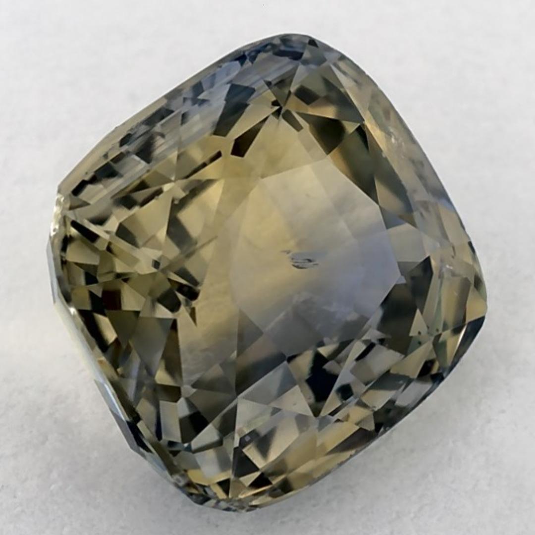 Cushion Cut 3.54 Ct Blue Sapphire Cushion Loose Gemstone For Sale
