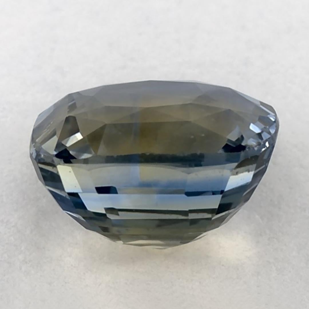 3.54 Ct Blue Sapphire Cushion Loose Gemstone In New Condition For Sale In Fort Lee, NJ