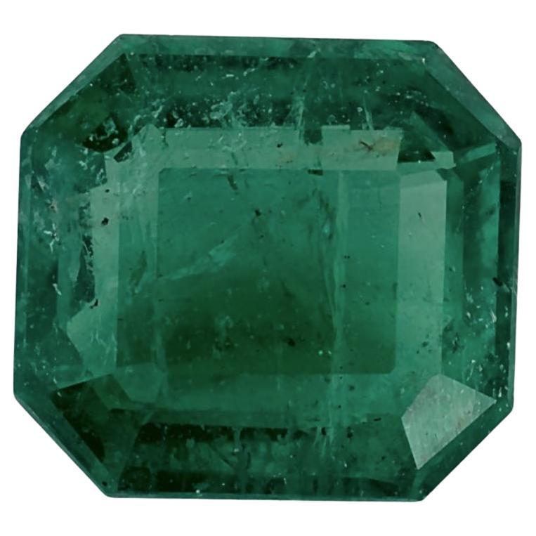 3.54 Ct Emerald Octagon Cut Loose Gemstone