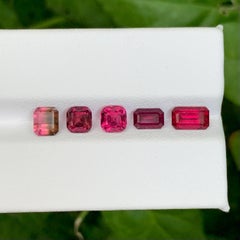 3,55 Karat Natürliche Lose Rubelit Turmalin Lot Mix Cut Afghan Edelsteine