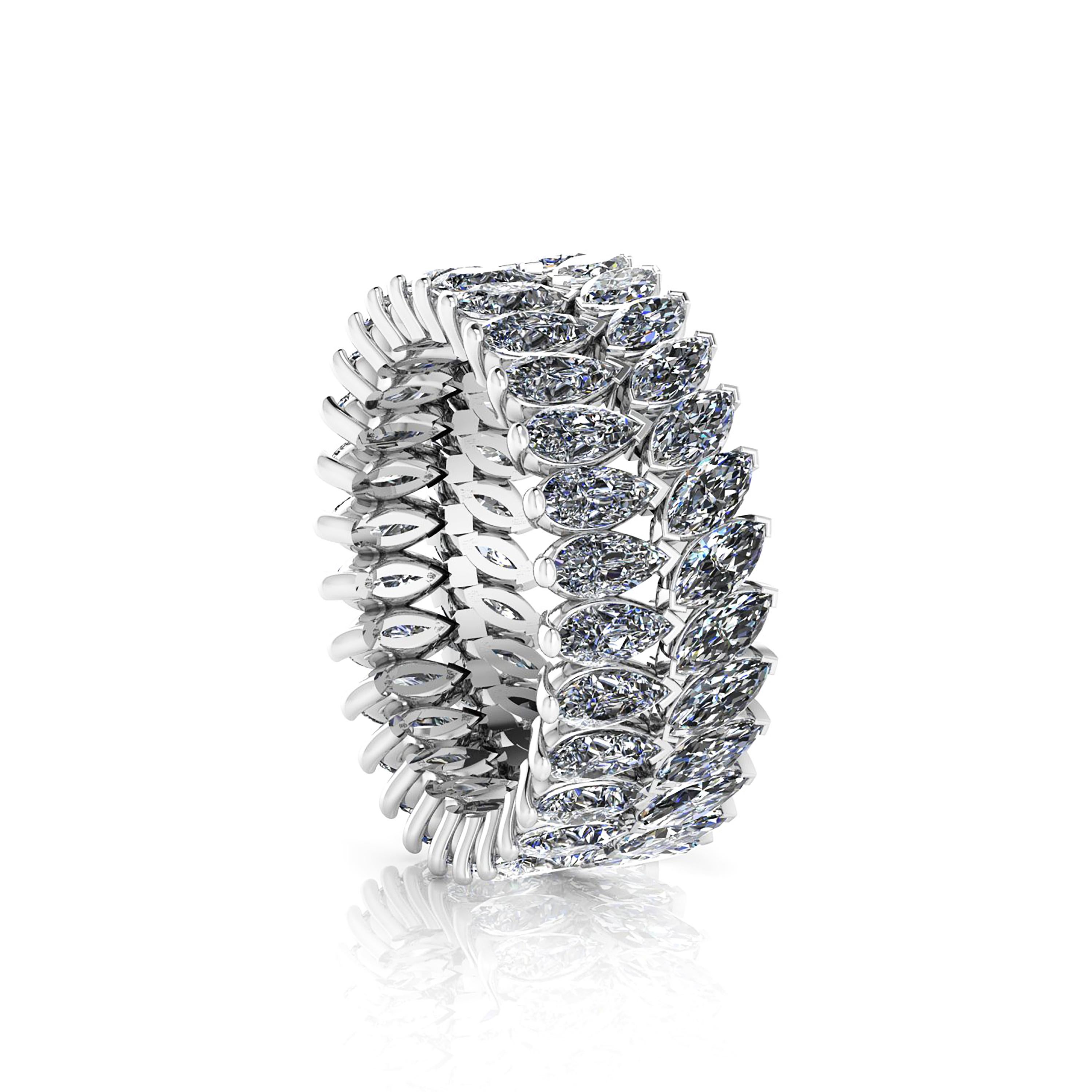 pear cut eternity ring