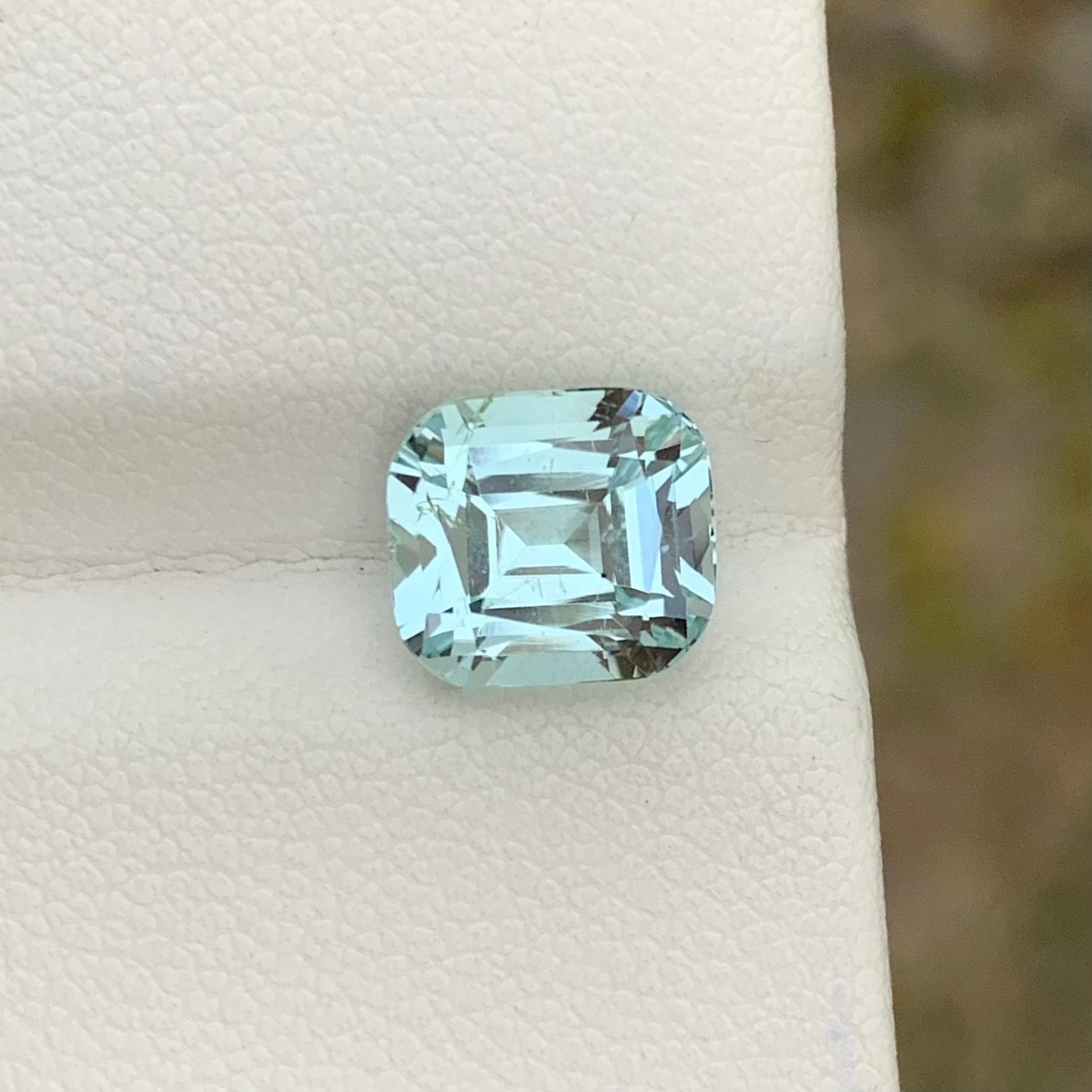 3.55 Carats Natural Loose Aquamarine Ring Gem From Shigar Valley Mine For Sale 6