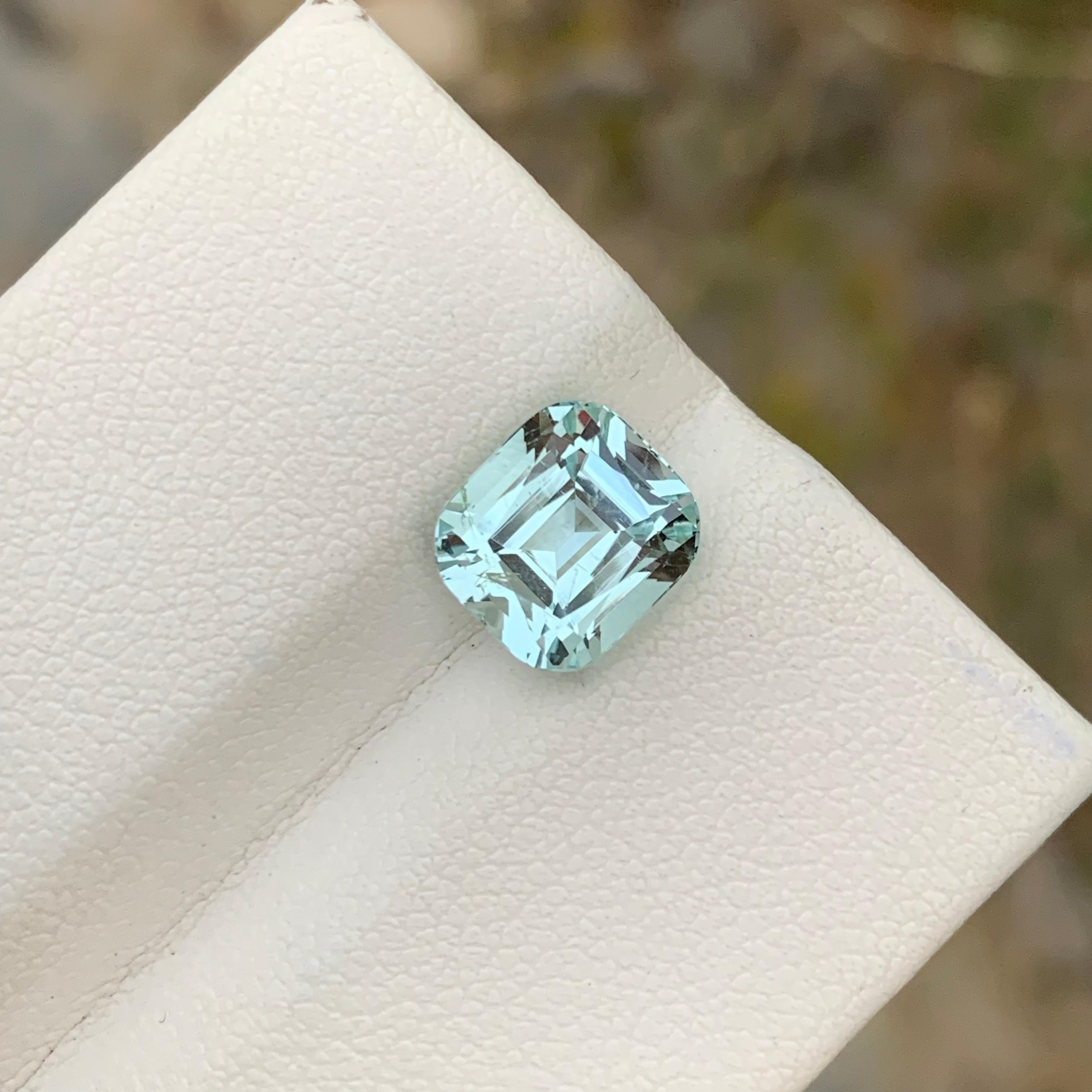 3.55 Carats Natural Loose Aquamarine Ring Gem From Shigar Valley Mine For Sale 7