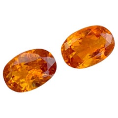 3.55 Carats Rare Loose Clinohumite Gem Pair Natural Pakistani Gemstones