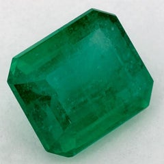 3.55 Ct Emerald Octagon Loose Gemstone