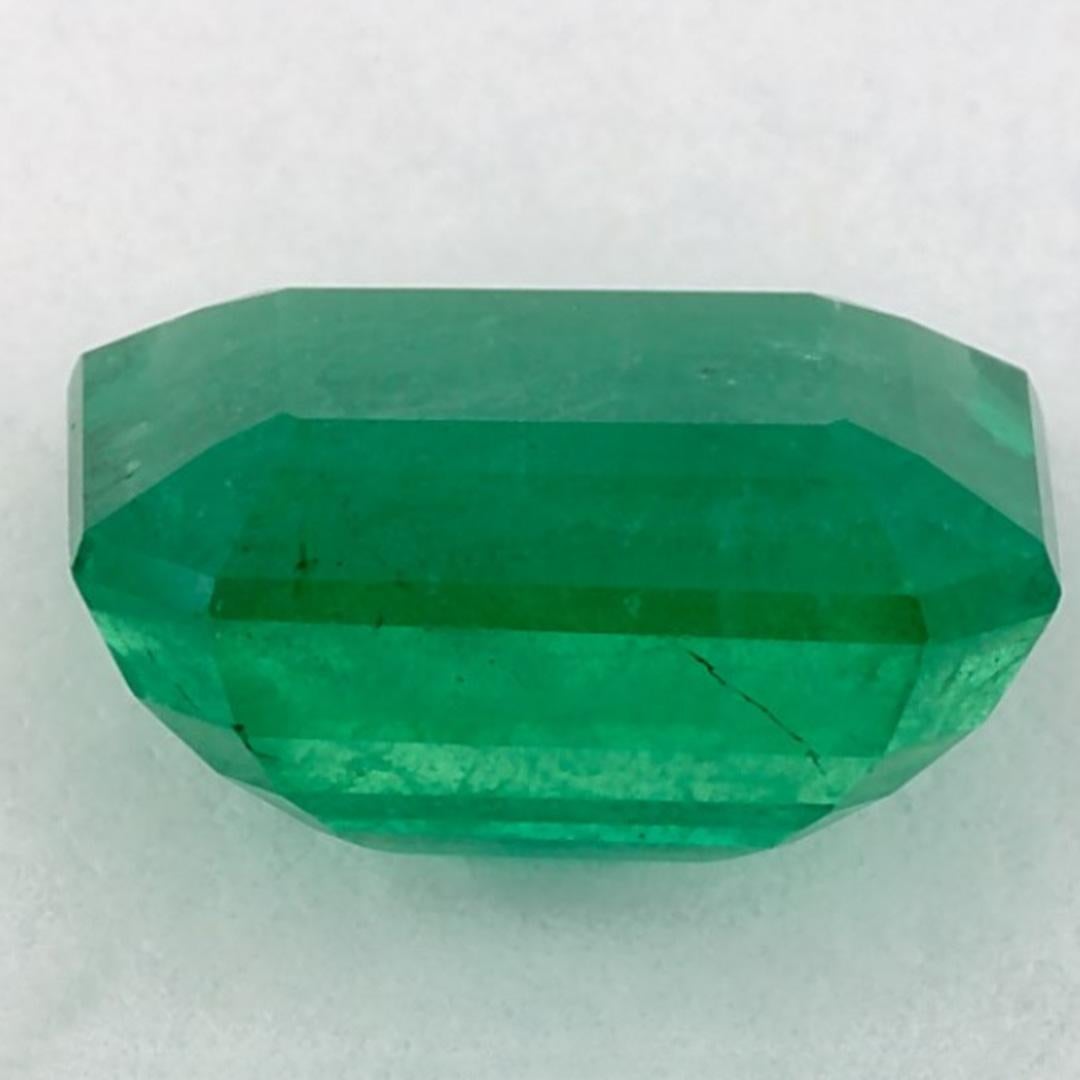 Gemma ottagonale di smeraldo da 3,55 carati sfusa In condizioni Nuovo in vendita a Fort Lee, NJ