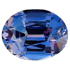 Tansanit, natürlicher Zoisit, unbehandelter Tansanit, Deutschland, Präzisionsschliff 3,55 Karat