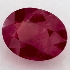 3.55 Karat Rubin Oval Lose Edelstein