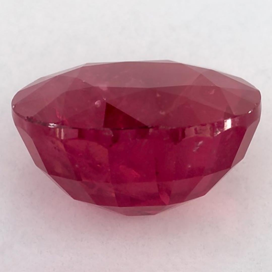 3.55 Ct Ruby Oval Loose Gemstone (pierre précieuse en vrac) Neuf - En vente à Fort Lee, NJ