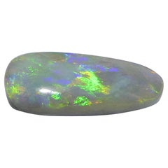 3.55ct Freeform Cabochon Gray Opal from Australia