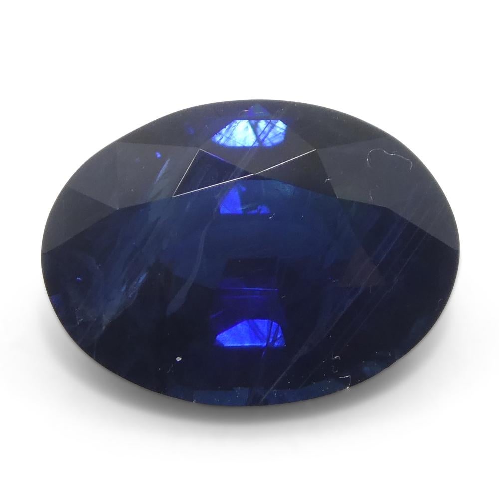 3,55ct Ovaler Blauer Saphir aus Ostafrika im Zustand „Neu“ im Angebot in Toronto, Ontario