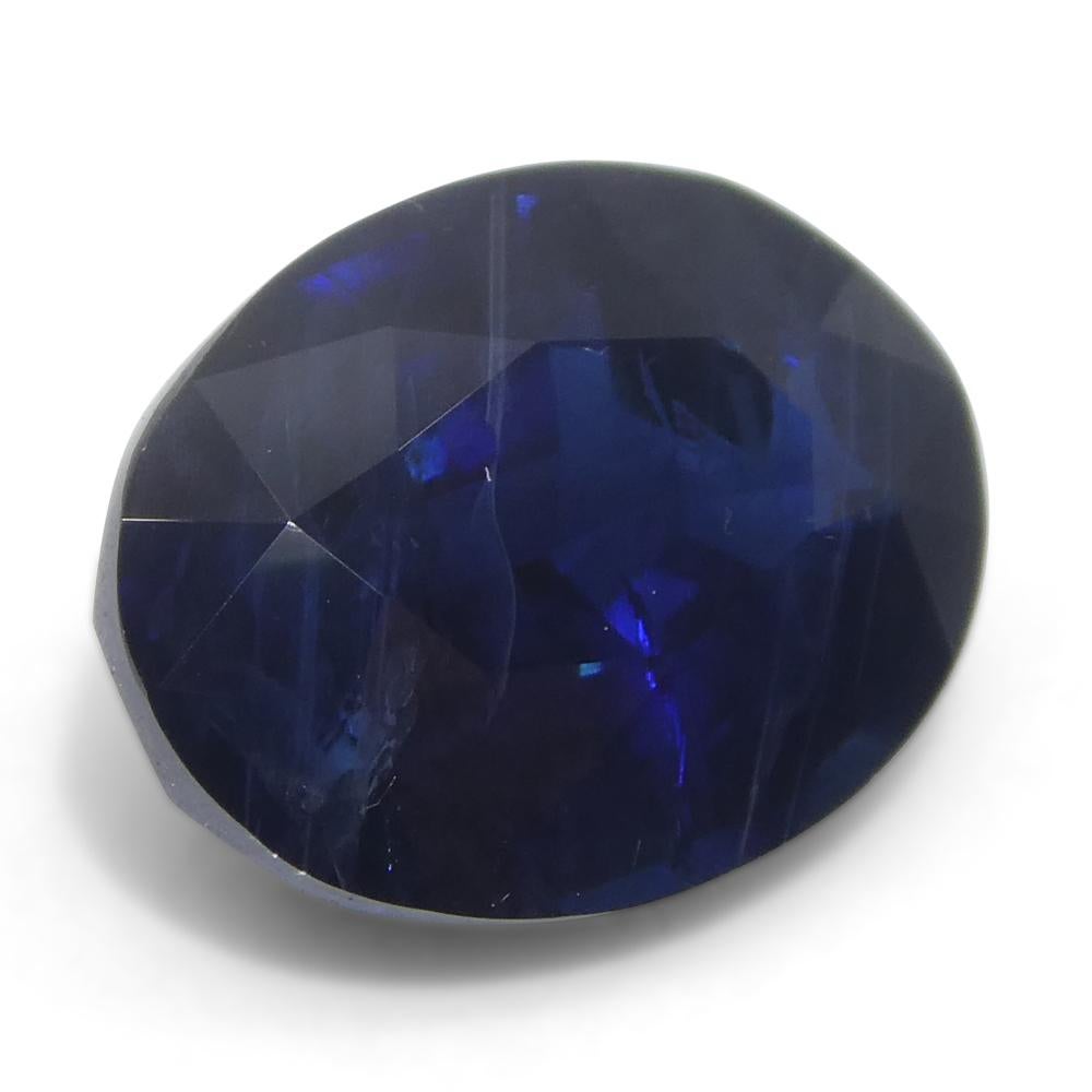 3,55ct Ovaler Blauer Saphir aus Ostafrika im Angebot 3