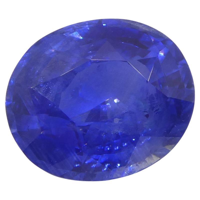 Saphirs Bleus Naturels Du Sri Lanka - Ovale 7x6 Mm, 2,15 Carats, Légères Inclusions