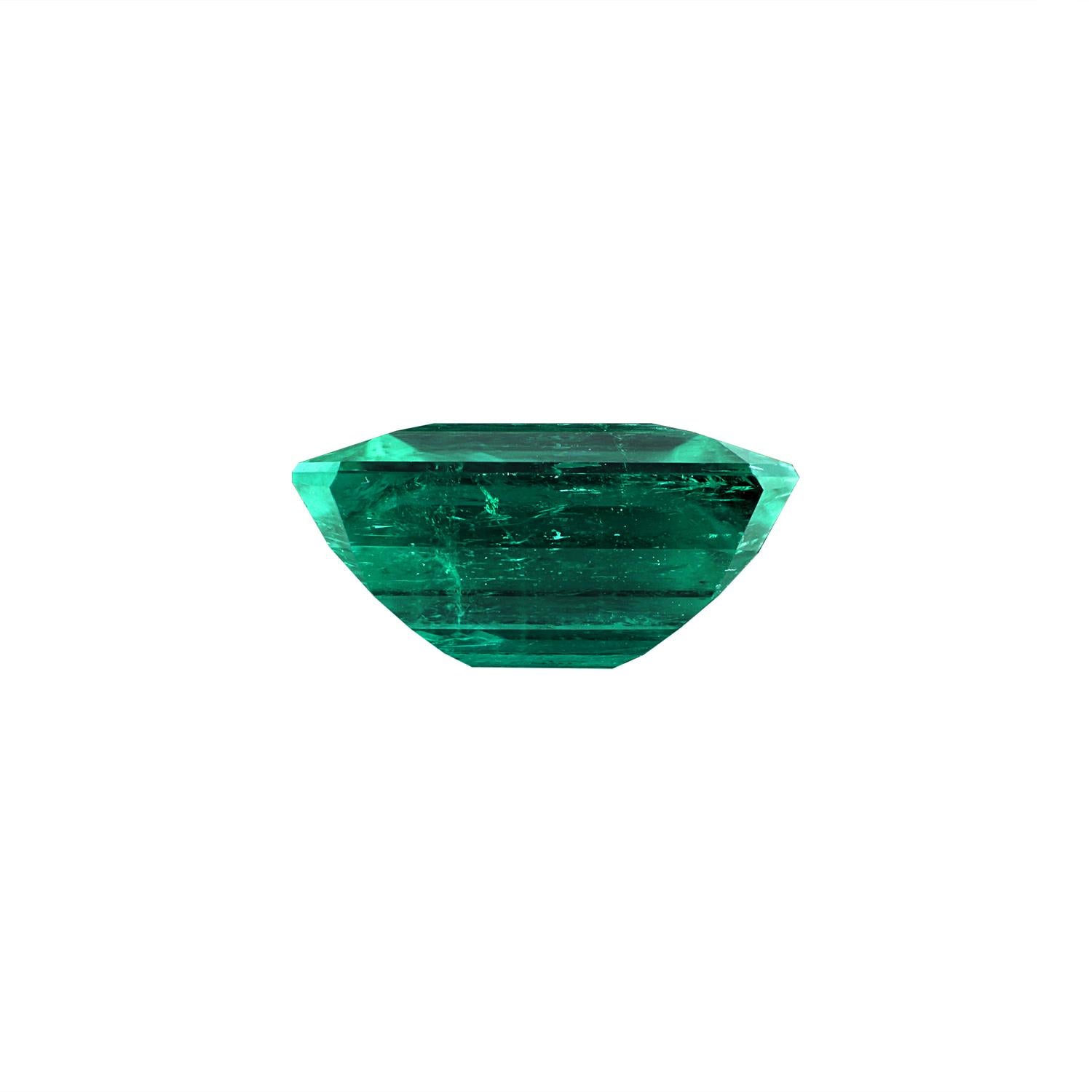 Muzo Emerald Loose Stone

Size: Emerald: 3.56 ct.

Origin: Muzo, Colombia

Color: Vivid Green 

Treatment: Non-oil

GRS Certificate report