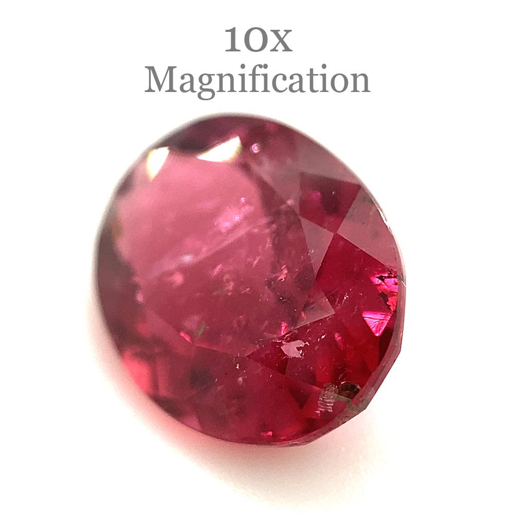 Brilliant Cut 3.56ct Oval Pink Tourmaline from Brazil For Sale