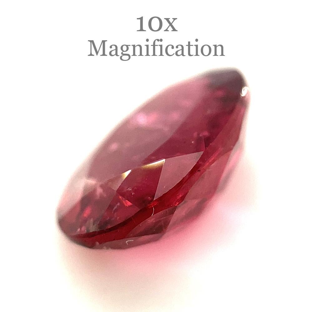 Women's or Men's 3.56ct Oval Pink Tourmaline from Brazil For Sale