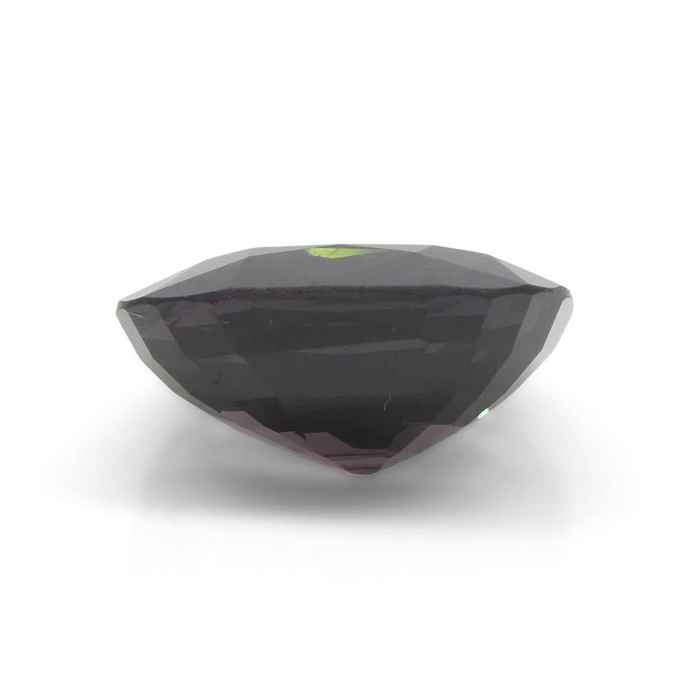 3.56ct Spinello viola rettangolare a cuscino dalla Birmania in vendita 7