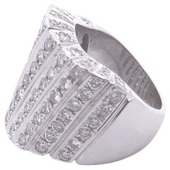 3.56ct Round Diamond Fashion Ring in 18k WG
