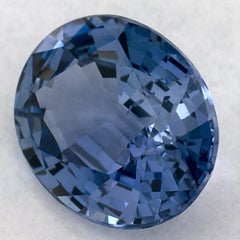 3.57 Ct Blue Sapphire Oval Loose Gemstone (pierre précieuse en vrac)