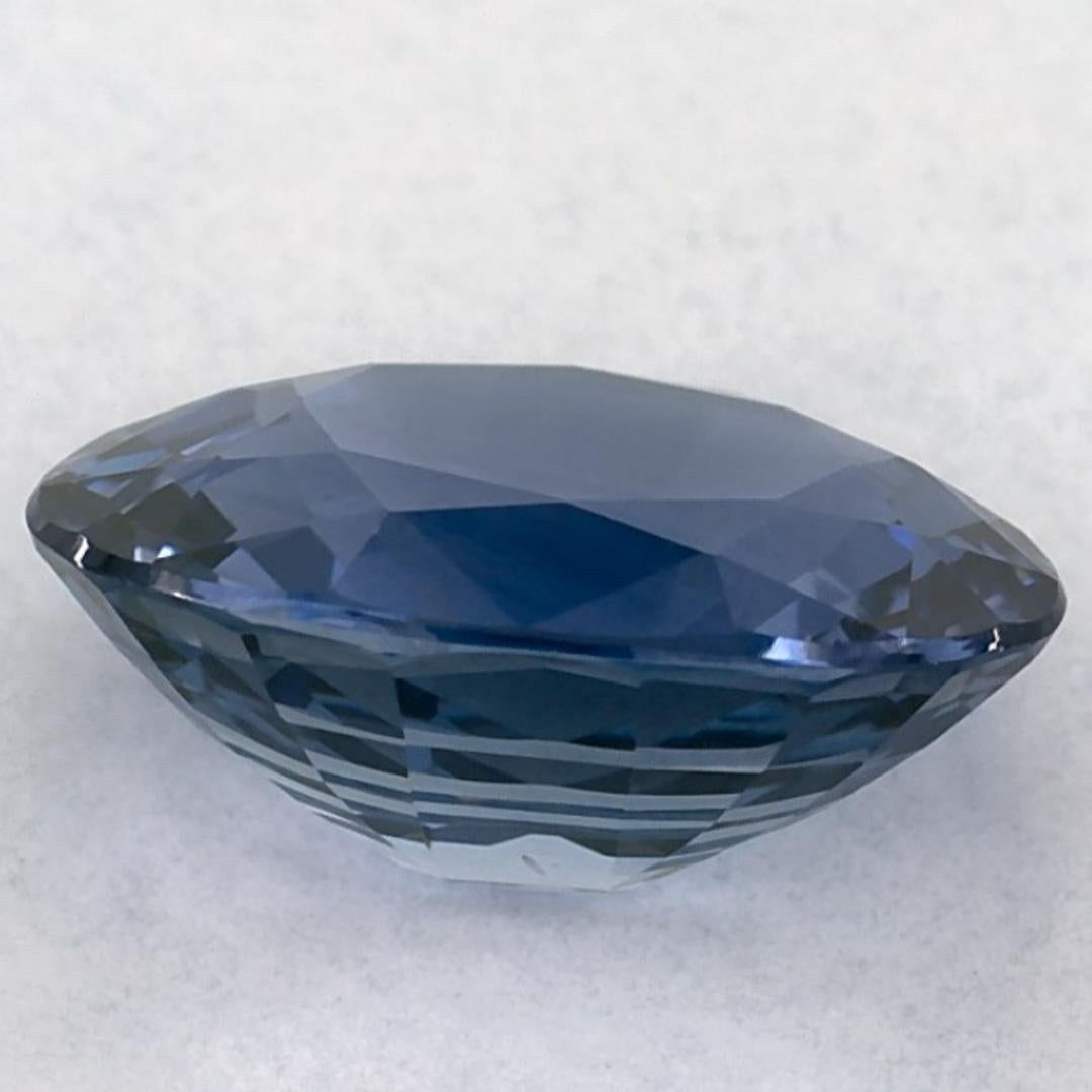 3.57 Karat Blauer Saphir Oval Loser Edelstein im Zustand „Neu“ im Angebot in Fort Lee, NJ