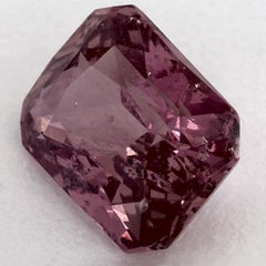 3.57 carati di zaffiro rosa ottagonale sfuso