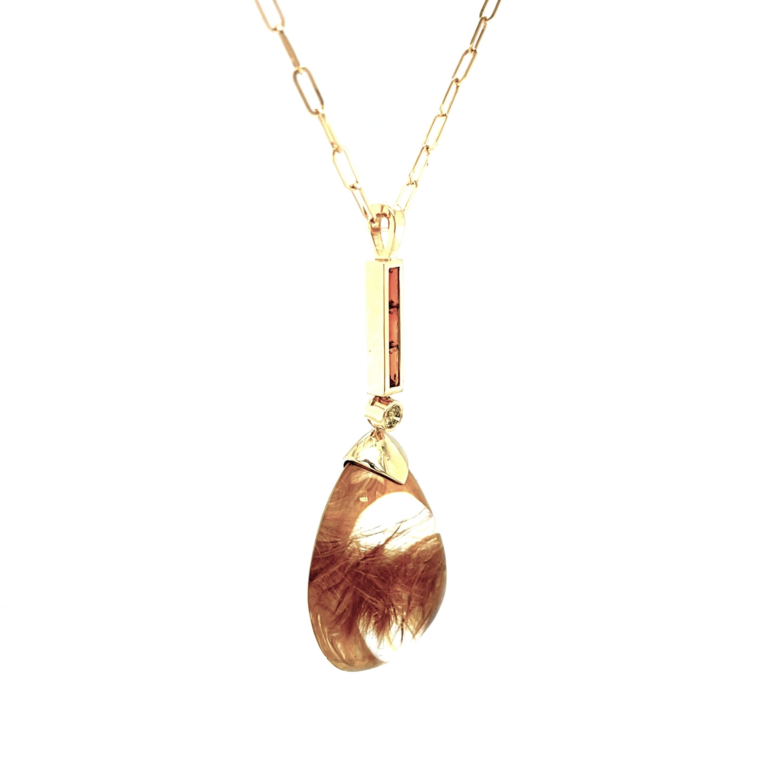 This drop pendant has a modern, Art Deco vibe! It is part of our 