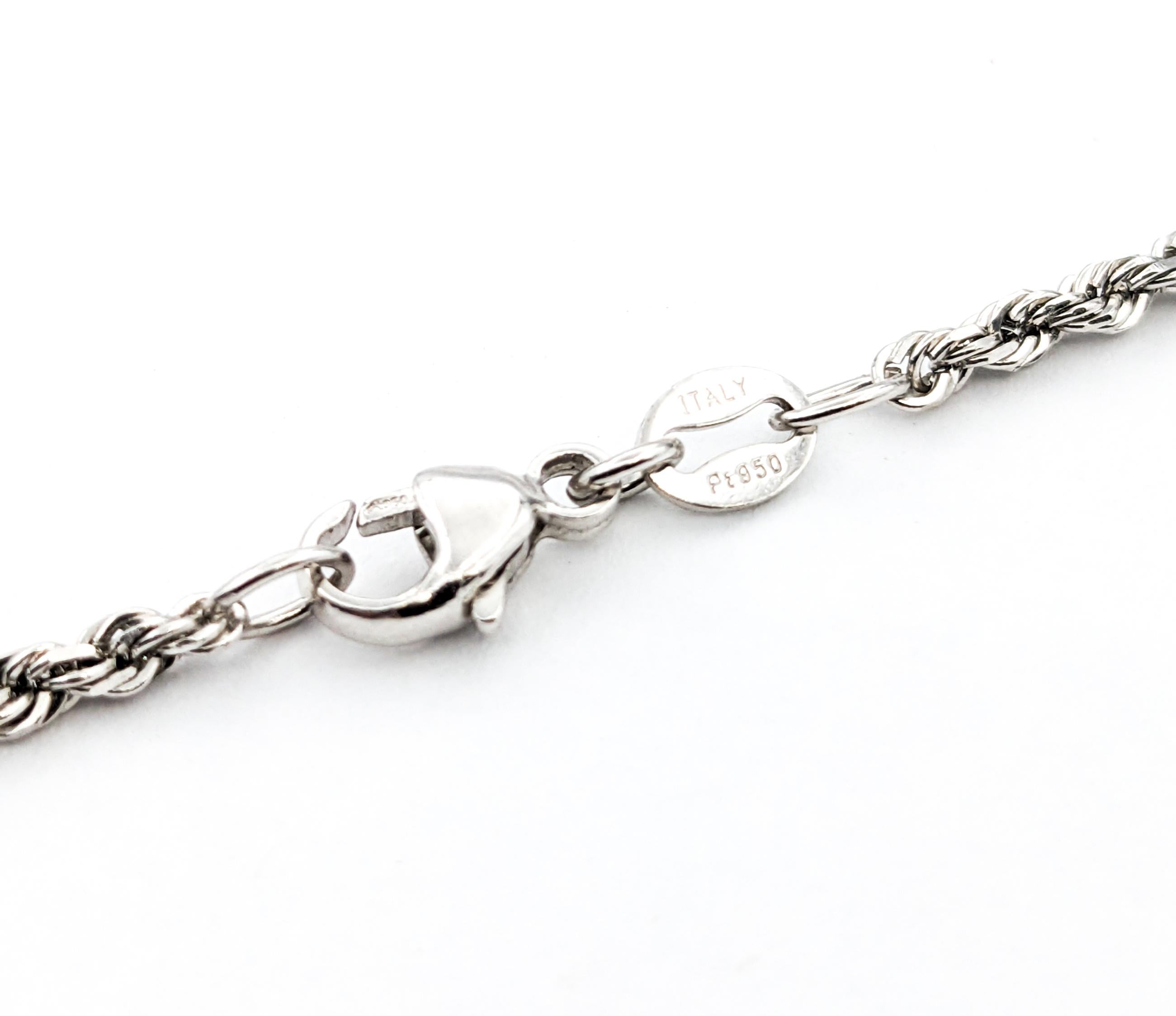 35,75 Karat Rosa GIA Rubellit Turmalin Birne & Diamant Halskette aus Platin (Zeitgenössisch) im Angebot