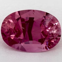 3.58 Ct Pink Sapphire Oval Loose Gemstone