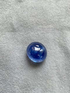 35.85 Carats Ceylon Blue Sapphire No Heat Cab for Fine Jewellery