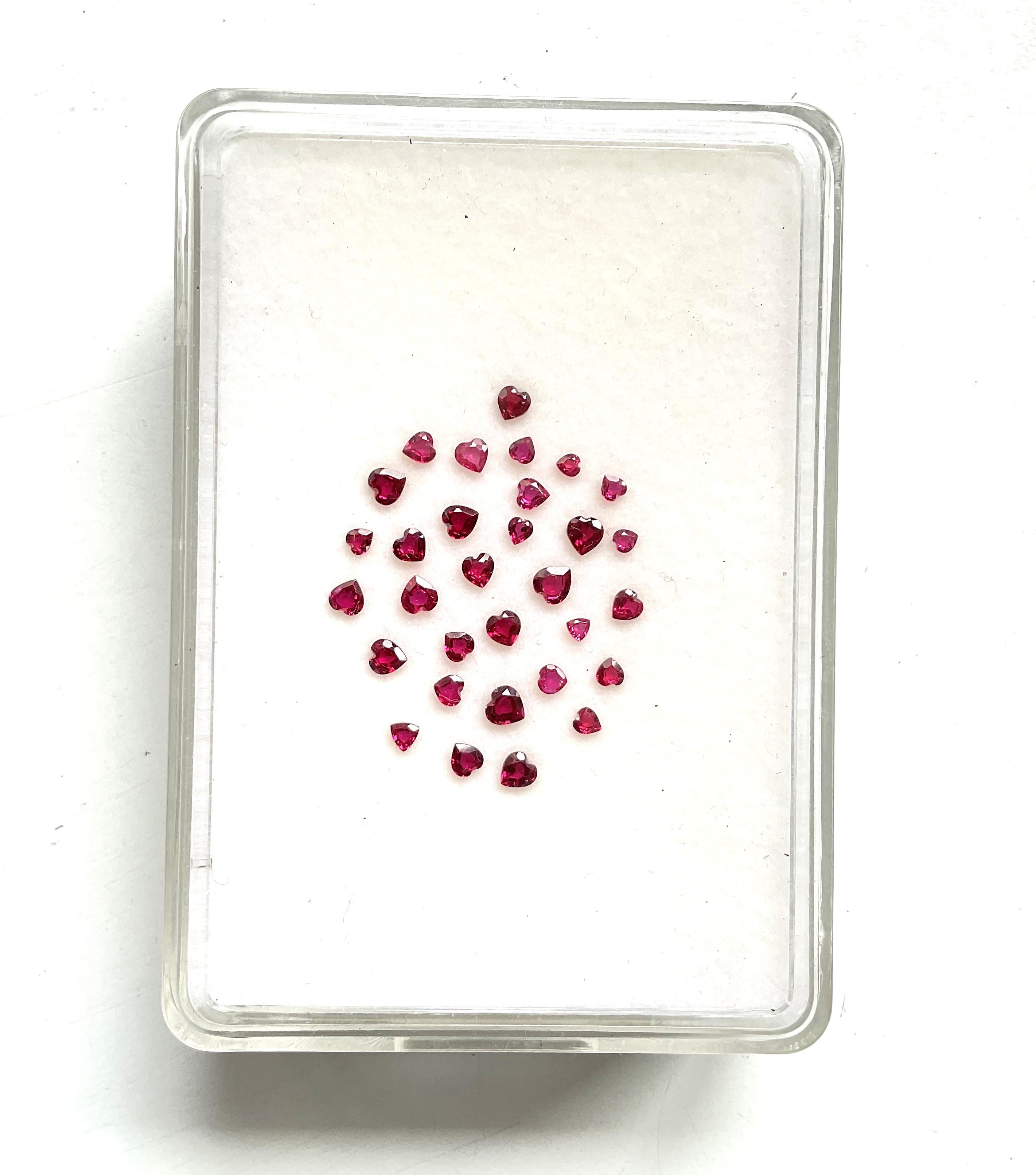 3.59 Carats Mozambique Ruby Top Quality Heart Cut stone No Heat Natural Gemstone

Weight: 3.59 Carats
Size: 2 to 3.5 MM
Pieces: 31
Shape: Faceted heart cut stone