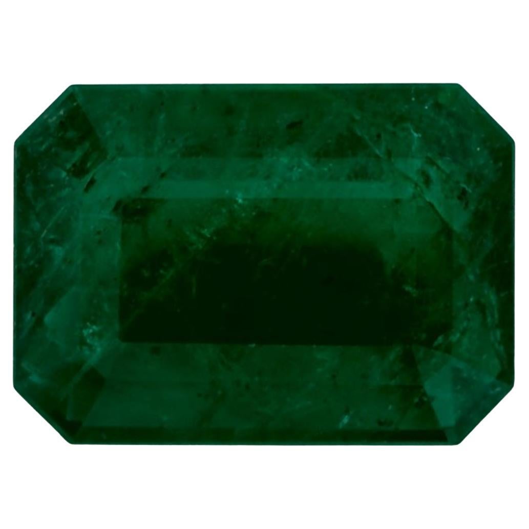 3.59 Ct Emerald Octagon Cut Loose Gemstone