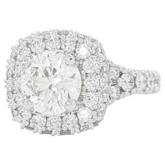 3.59 ct Total Weight Acclaim Round Ideal Cut Diamond Ring