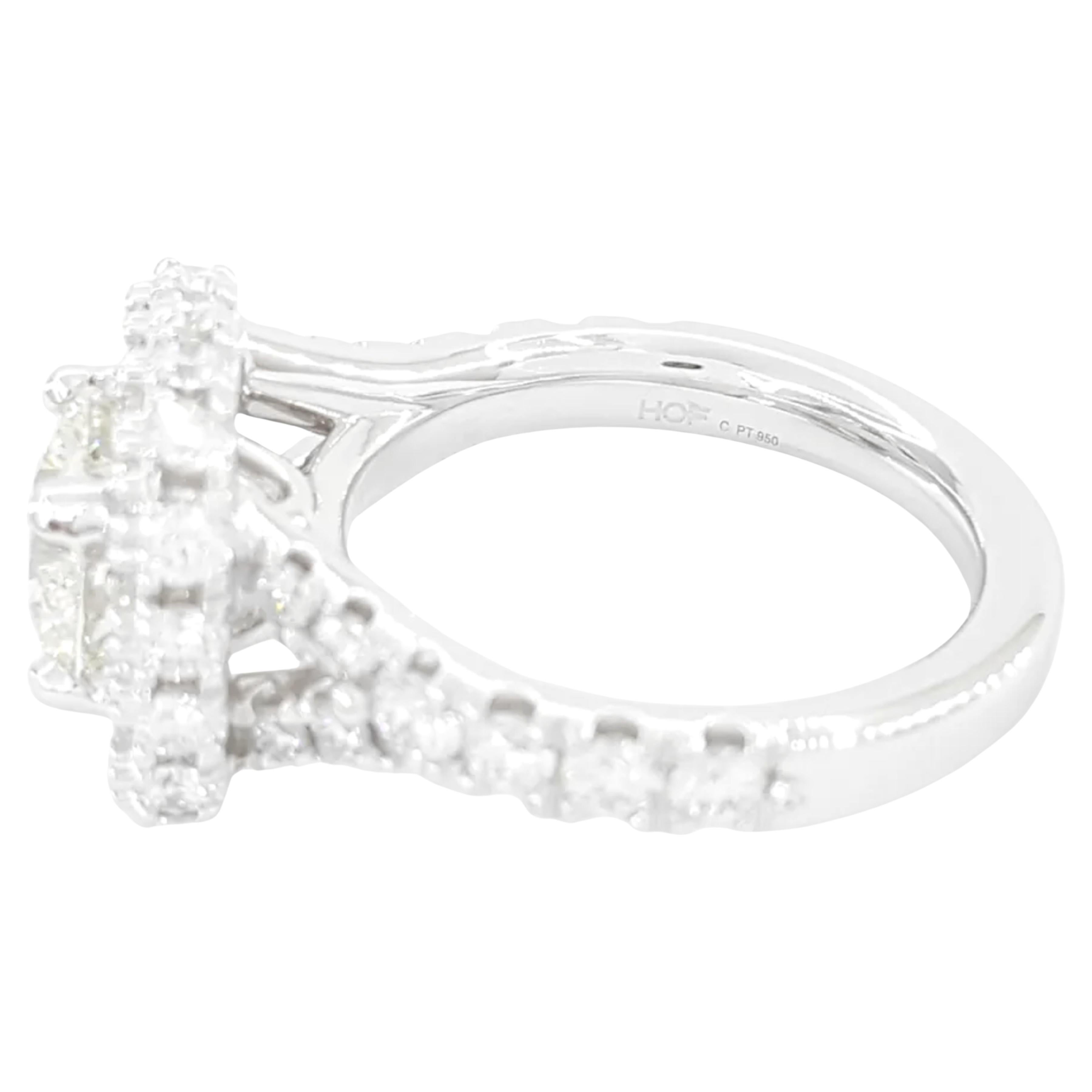 Round Cut 3.59 ct Total Weight Acclaim Round Ideal Cut Diamond Ring