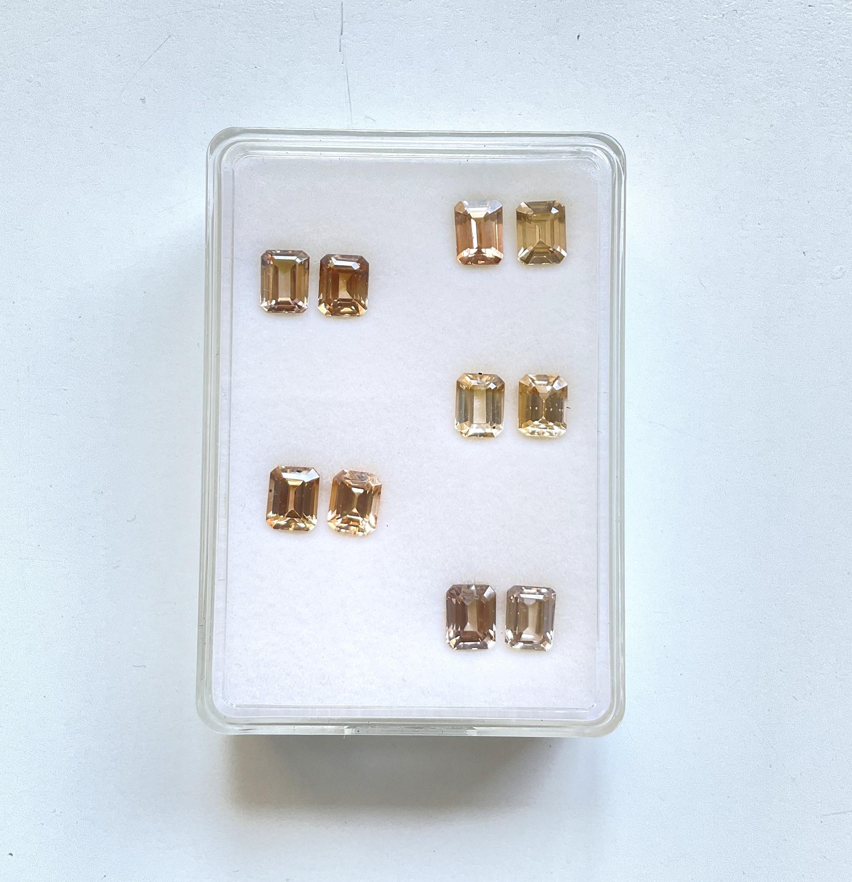 Oval Cut 35.90 Carats Tanzania Zircon Natural Octagon Cut stone Fine Jewelry Gemstone For Sale