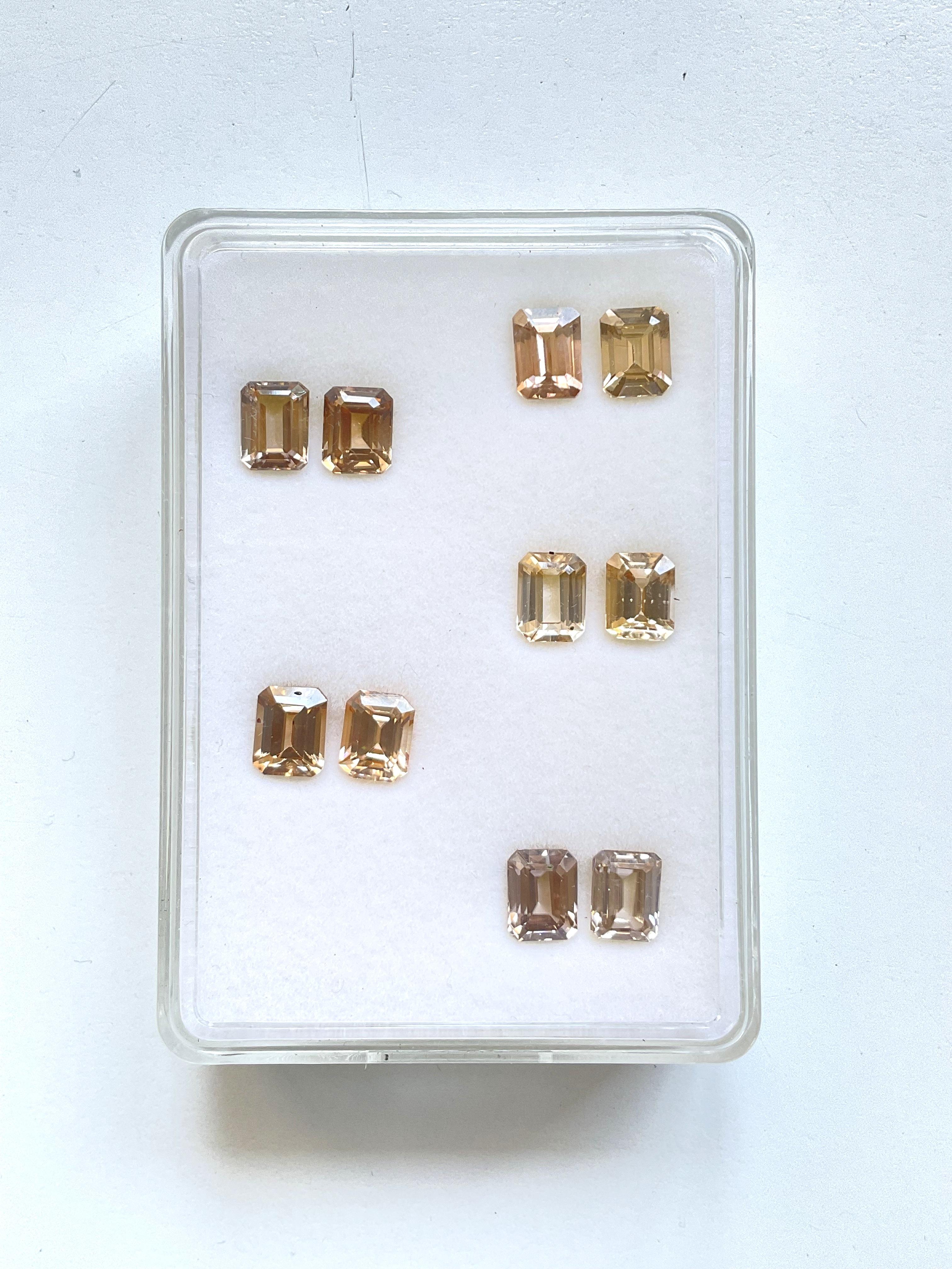 Oval Cut 35.90 Carats Tanzania Zircon Natural Octagon Cut stone Fine Jewelry Gemstone For Sale
