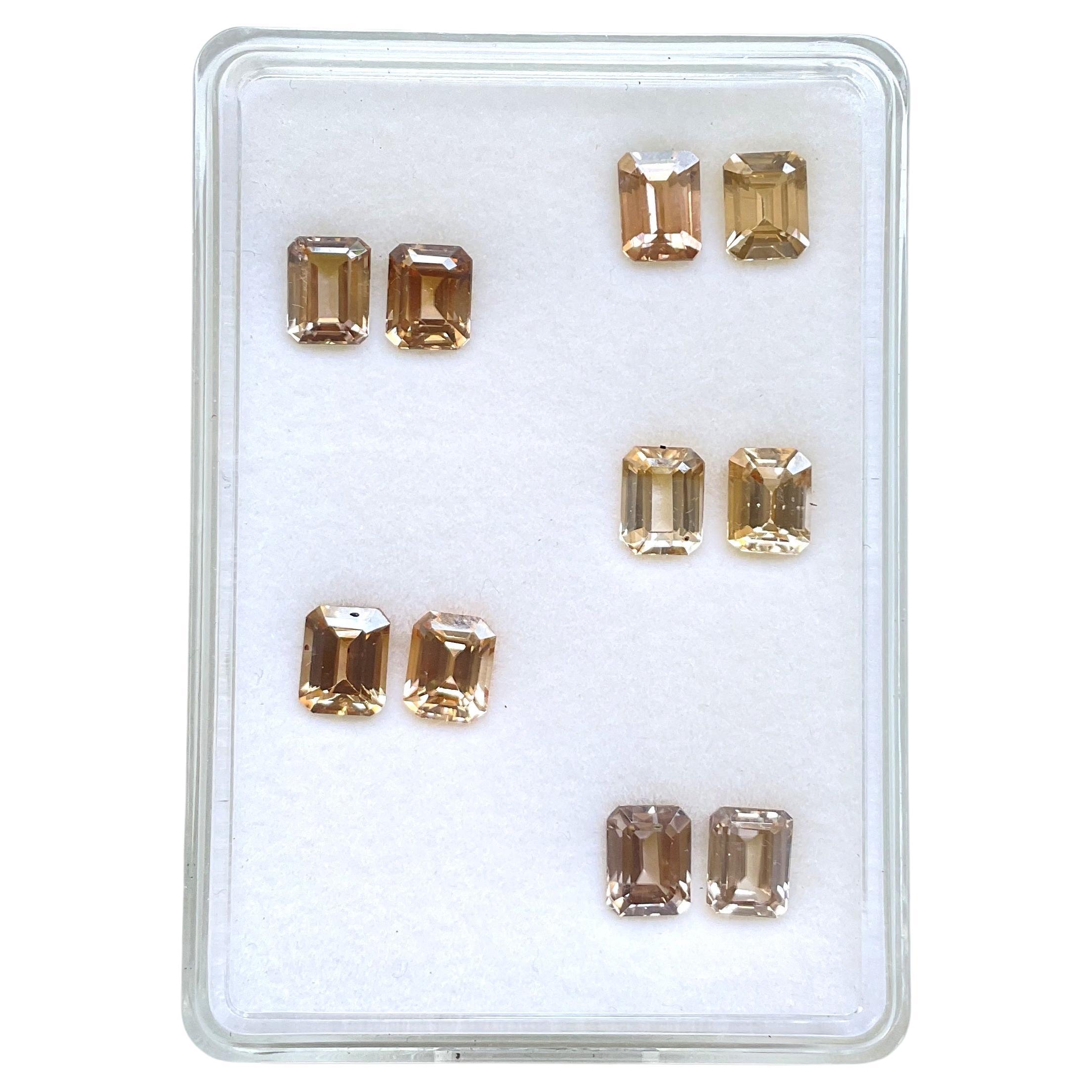 35.90 Carats Tanzania Zircon Natural Octagon Cut stone Fine Jewelry Gemstone For Sale
