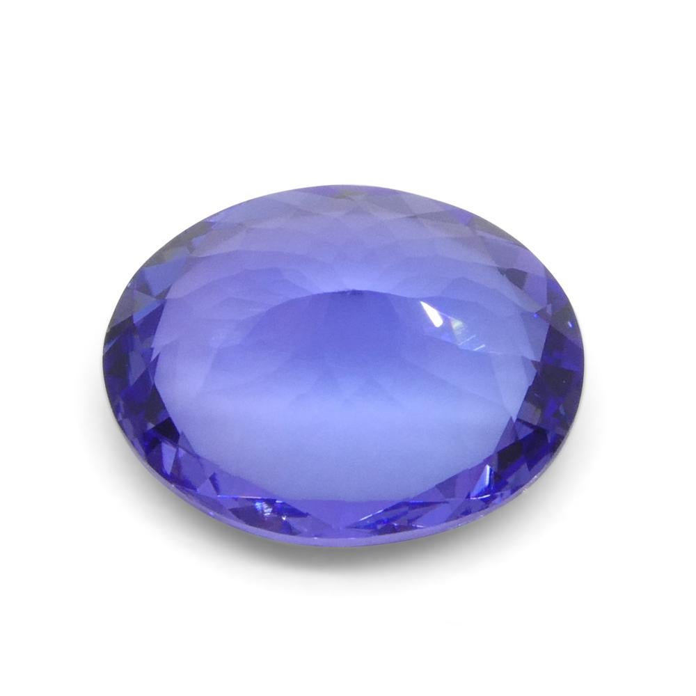 3.59ct Oval Violet Blue Tanzanite from Tanzania For Sale 6