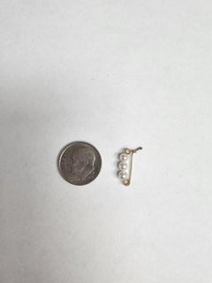 3.5MM Cultured Pearl Shortener Clasp 14k Yellow Gold