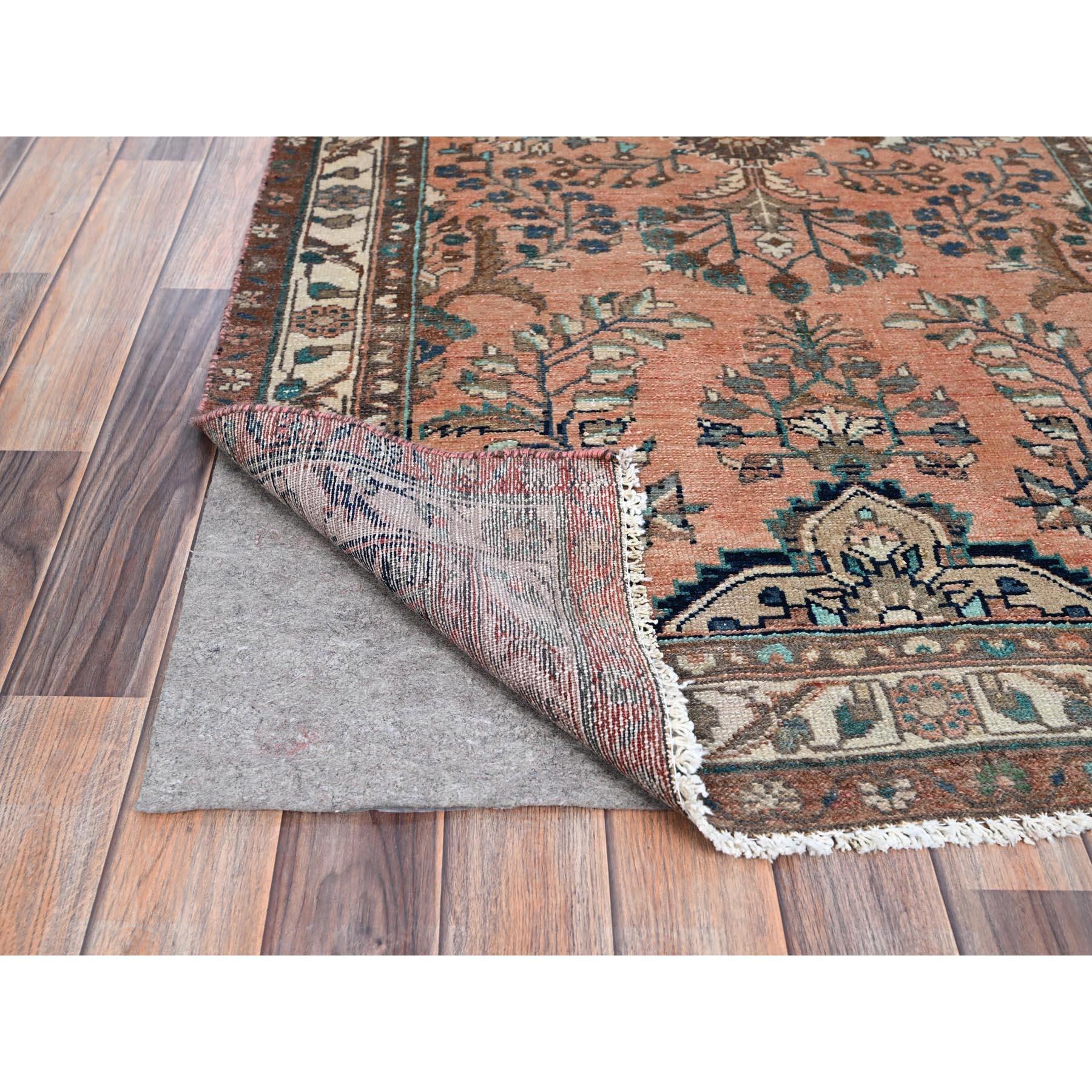 Alfombra Persa Vintage Lilahan Roja 3'5 