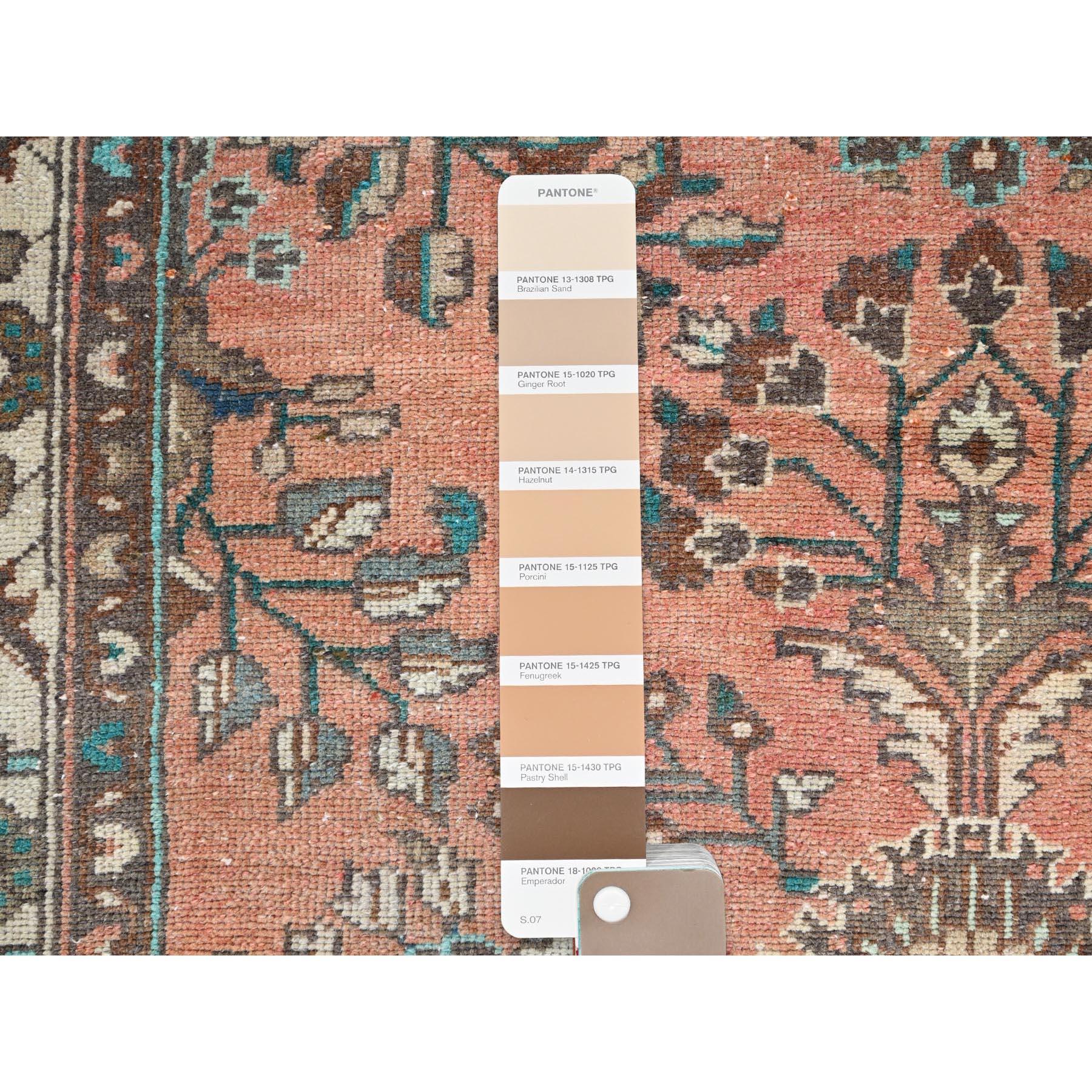 Alfombra Persa Vintage Lilahan Roja 3'5 