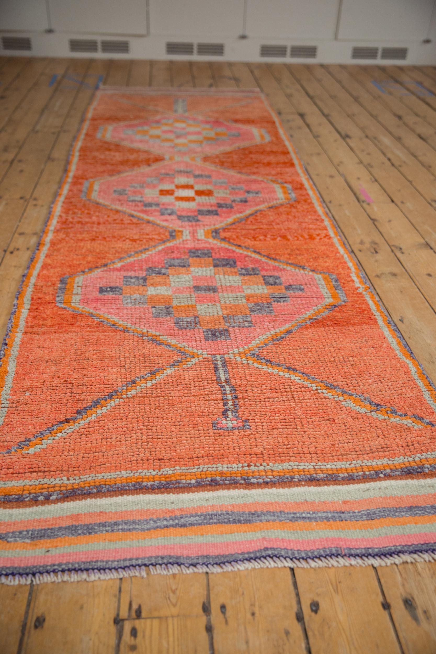 Vintage Distressed Kurd Rug Runner In Good Condition For Sale In Katonah, NY