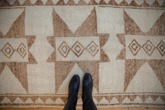 Tapis de couloir vintage du Kurde vieilli