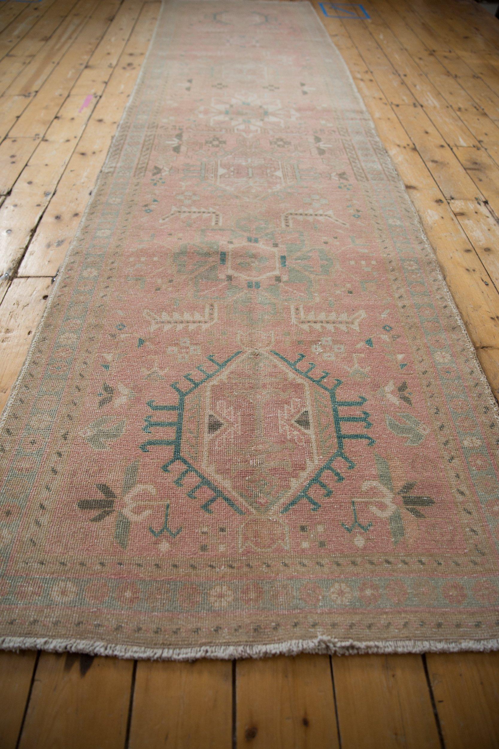 Vintage Distressed Karaja Rug Runner For Sale 4