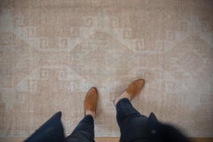 ON SALE Vintage Distressed Oushak Rug Runner