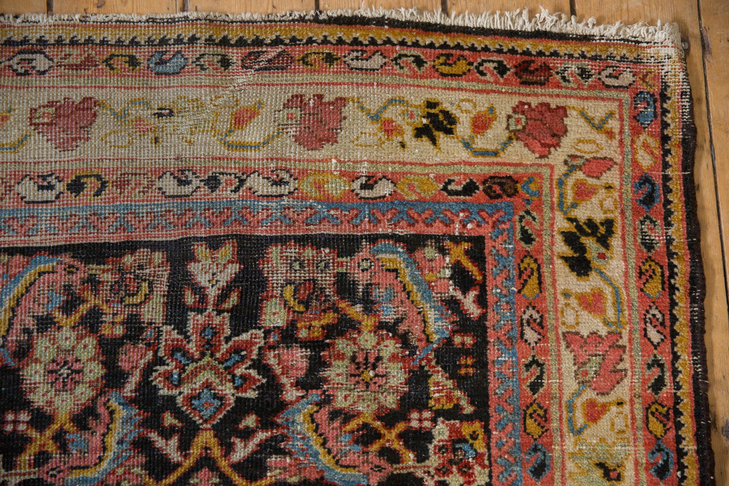 Persian Vintage Mahal Rug Runner For Sale