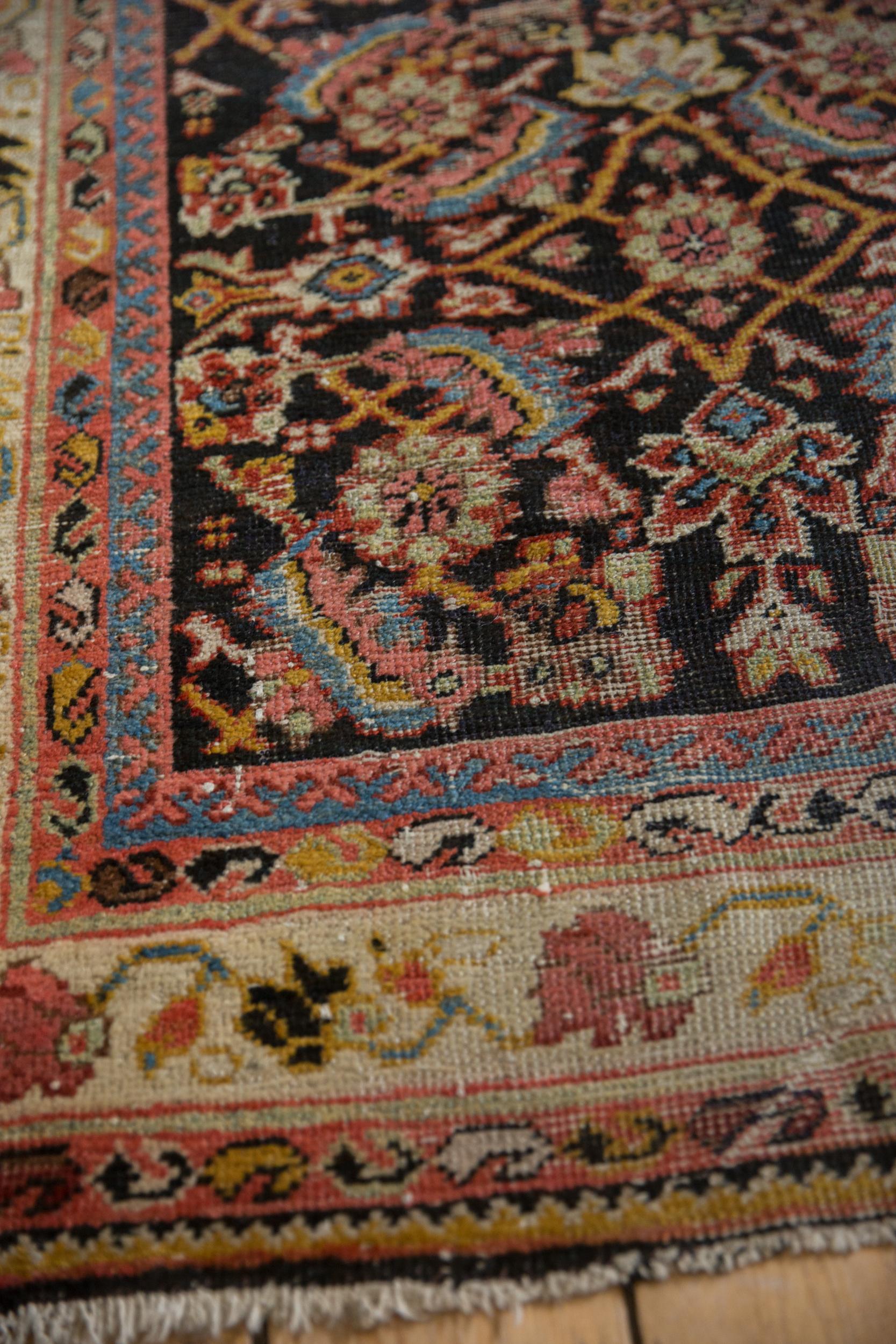 Vintage Mahal Rug Runner In Good Condition For Sale In Katonah, NY