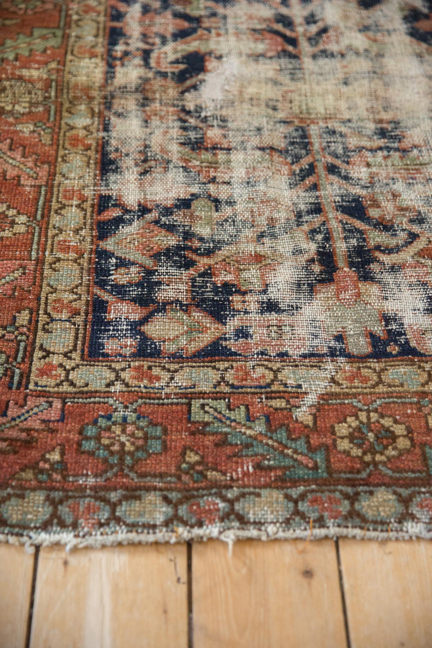 Early 20th Century Vintage Karaja Square Rug For Sale