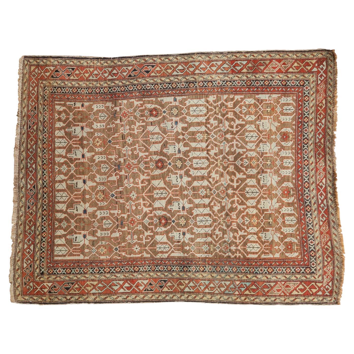 Antique Caucasian Rug For Sale